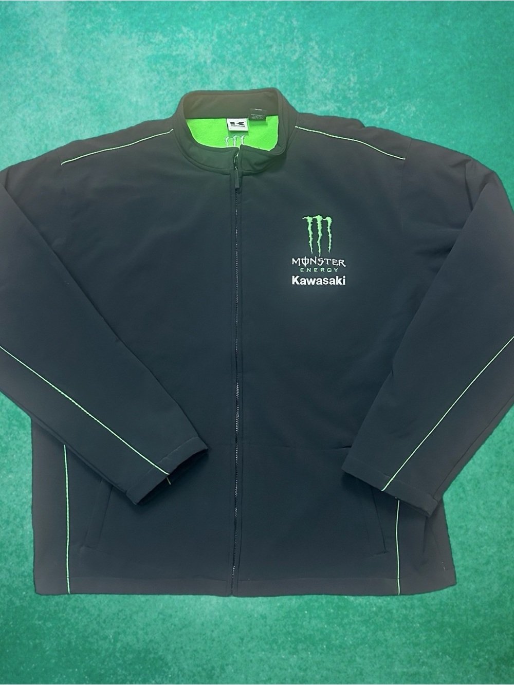 Monster Energy Kawasaki Zip Up Racing Jacket
